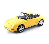 Norev NV187596 1:18 Porsche 911 Carrera 1994-Yellow Collectable Model, Multi