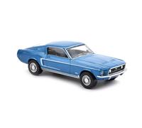 MODELLINO IN SCALA COMPATIBILE CON FORD MUSTANG FASTBACK 1968 ACAPULCO BLUE 1:43 NOREV NV270584