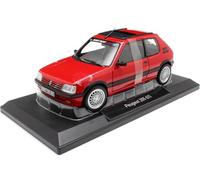 Norev Model Car Peugeot 205 GTi 1.9 PTS Deco 1991 Vallelunga Red 1/18