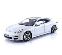 Norev Model Car Porsche Panamera Turbo 2009 1:18 Scale Silver Model 187609