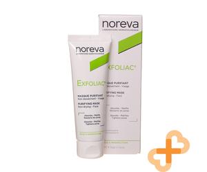 NOREVA EXFOLIAC Face Pore Cleansing Mask 50ml Non Drying Purifying Absorbs