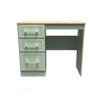 Norfolk 3 Drawer Vanity (Ready Assembled) Ready Assembled 2 U Pale Green One Size
