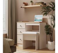 Norfolk Dressing Stool Off-white 37cm