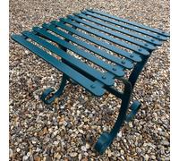 Norfolk Garden Furniture Small Square Coffee Table - Pair - Chalk