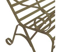 Norfolk Garden Furniture The 2.5 Seater Classic Bench - Sage