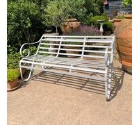 Norfolk Garden Furniture The 3 Seater Classic Bench - Chalk