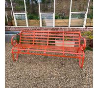 Norfolk Garden Furniture The 4 Seater Classic Bench - Powder Blue