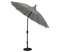 Garden Must Haves Norfolk Collection Carrousel 2.7m Parasol (base not included) - Grey, Grey