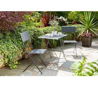 Norfolk Leisure Courtyard Bistro Set - Grey