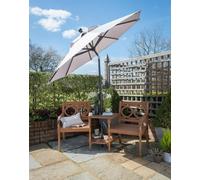 Norfolk Leisure Elizabeth Mouse Grey Parasol 2.2M No Val