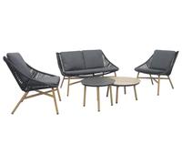 Keswick Sofa Lounge Set with Cushions Norfolk Leisure Lifestyle Dark Grey One Size