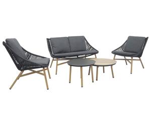 Norfolk Leisure Keswick 4 Seater Garden Sofa Set - Grey