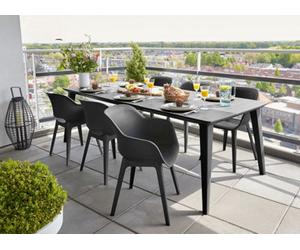 Norfolk Leisure Keter Lima Table With Akola Chairs
