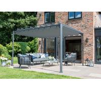 Norfolk Leisure Lifestyle 3x3m Pandora Leaf Gazebo in Grey Norfolk Leisure Lifestyle Grey