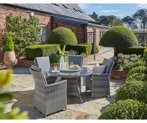 Norfolk Leisure Lifestyle Burnham XL Four Seat Set in Beige Norfolk Leisure Lifestyle Beige