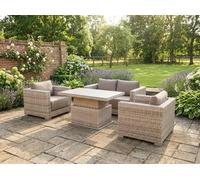 Norfolk Leisure Norfolk Collection Winslow Deep Seating Lounge Set With Height Adjust Table