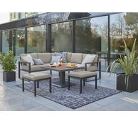 Norfolk Leisure Pickering Mini Corner With Height Adjustable Table And Two Small Stools