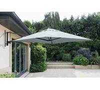 Norfolk Leisure Wall Mounted Square Cantilever Parasol 2X2M - Grey