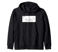 Norfolk Newtown Rail Travel Art USA Zip Hoodie