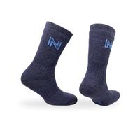 Norfolk - 'Nordique' Premium Thermal Merino Wool Hiking Socks - Enhanced Comfort & Insulation Boot Socks for Outdoor Adventures (UK, Numeric, 9, 12, Regular, Regular, Navy)