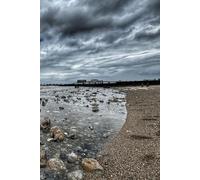 Norfolk Notebook - Storm Clouds at Cromer Beach, 160 lined pages inside: Lined softback notebook with cover photography by MyriadPhoto