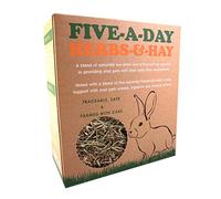 Norfolk Pastures Five a Day Herbs & Hay 5 x 500g For Rabbits & Small Animals A Blend of Naturally Sun-Dried Dust Extracted Hay Mixed with Five Naturally Beneficial Herbs