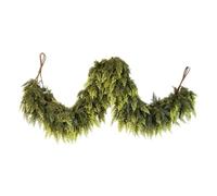 Norfolk Pine Garland, 2pcs 1.8m Artificial Norfolk Pine Garlands, Real Touch Christmas Greenery Garlands for Table, Mantle, Wall Christmas Decorations