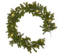 Norfolk Pine Garland, 79'' Christmas Garlands Artificial Hanging Norfolk Pine Stems Faux Greenery Garland for Christmas Holiday Fireplace Mantle Decor, Style1