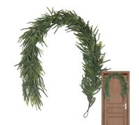 Norfolk Pine Garlands - Artificial Pine Greenery Garland | Christmas Norfolk Pine Garland | Pine Garland Christmas | Artificial Faux Greenery Garland For Christmas Table Fireplace Wall Home Decoration