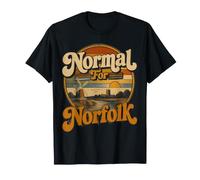 Norfolk Pride Regional Roots Retro Vintage T-Shirt
