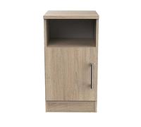 Norfolk Ready Assembled 1 Door Cabinet Light Oak