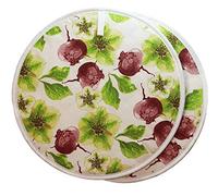 Norfolk Sewing Hellebore & Beet Chefs Pad/Hob cover AGA Compatible - Pair