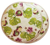 Norfolk Sewing Nasturtium & Turnip Chefs Pad/Hob cover AGA Compatible - Pair