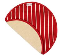 Norfolk Sewing Red & White Butchers Striped Chefs Pad/Hob Cover AGA Compatible