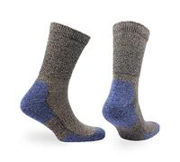 NORFOLK SOCKS Wool & Bamboo Blend, Non-Restrictive Cushioned Hiking & Walking Socks for Swollen Legs, Feet, Ankles, Crew Length, Men & Women, 1 Pair Pack