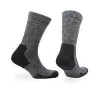 NORFOLK SOCKS Wool & Bamboo Blend, Non-Restrictive Cushioned Hiking & Walking Socks for Swollen Legs, Feet, Ankles, Crew Length, Men & Women, 1 Pair Pack