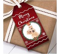 Norfolk Terrier Dog Christmas Gift Tags (Present Favor Labels)