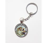 Norfolk Terrier Dog Pendant On A Split Ring Keyring N213