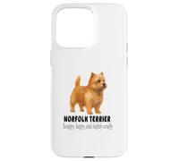 Norfolk Terrier dog Scrappy happy and slightly scruffy Case for iPhone 15 Pro Max
