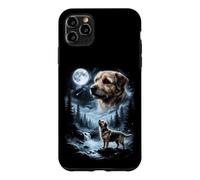 Norfolk Terrier Howling to the Moon Retro 90's Dog Case for iPhone 11 Pro Max