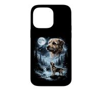 Norfolk Terrier Howling to the Moon Retro 90's Dog Case for iPhone 14 Pro Max