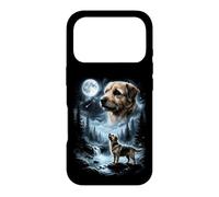 Norfolk Terrier Howling to the Moon Retro 90's Dog Case for iPhone 17 Pro