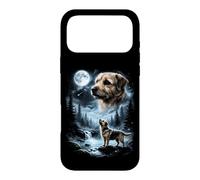 Norfolk Terrier Howling to the Moon Retro 90's Dog Case for iPhone 17 Pro Max