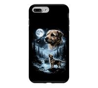 Norfolk Terrier Howling to the Moon Retro 90's Dog Case for iPhone 7 Plus/8 Plus