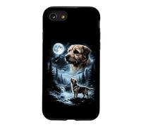 Norfolk Terrier Howling to the Moon Retro 90's Dog Case for iPhone SE (2020) / 7/8