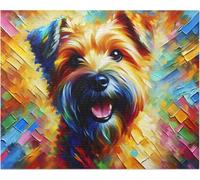 Norfolk Terrier | Wheaten | Dog Jigsaw Puzzle | 1000 Pieces | Gifts For Family, Kids, Pet Dog Lovers