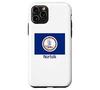 Norfolk Virginia USA Flag Souvenir Case for iPhone 11 Pro