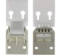 Norfrost Counterbalance Chest Freezer Door Lid Hinge Pair - Fits C6AES, C6AESC, C6AEW, C6BES - Metal, Unfinished, 52mm x 128mm, 2 Holes