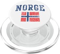 Norge Flag Norway Norwegian Home Love Family PopSockets PopGrip for MagSafe