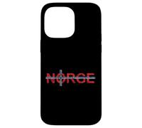 Norge Norway Norwegian Flag Nordic Cross Travel Europe Case for iPhone 14 Pro Max